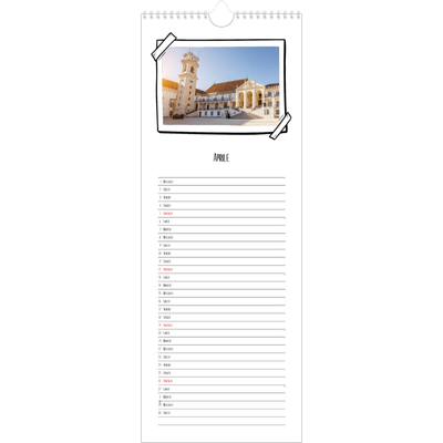 Calendario da cucina  — Istantanee da album [Aprile]