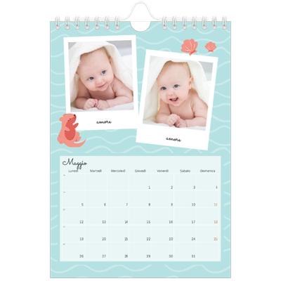 Calendario fotografico A5 — Animali carini [copertina]