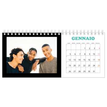 Calendario Fotografico da Tavolo — Tipo divertente
