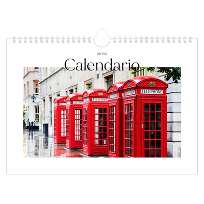 Calendario fotografico A4 — Il mio diario di viaggio [copertina]