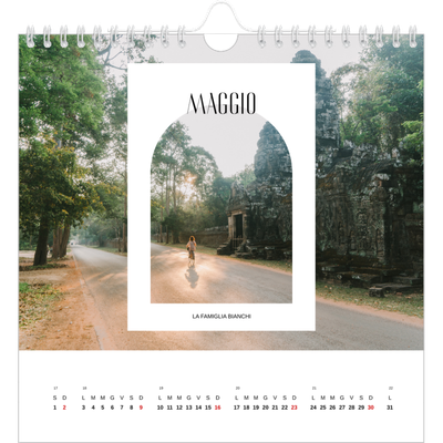 Calendari quadrati — L'arco aperto [Maggio]