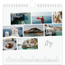 Calendari quadrati — Soggiorno in città [Maggio]
