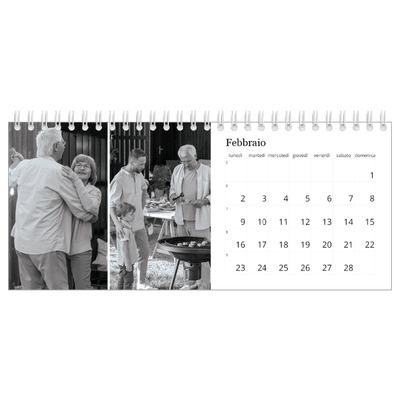 Calendari da tavolo — Fuoco [Febbraio]