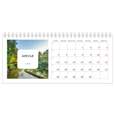 Calendari da tavolo — Tutta la storia [Aprile]