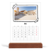 Calendario con supporto in legno verticale  — Istantanee da album [Aprile]