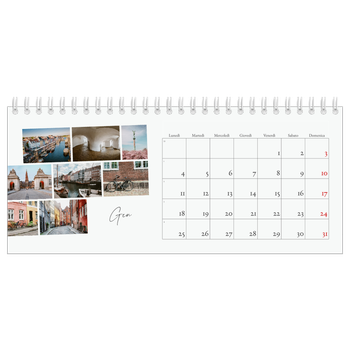 Calendario Fotografico da Tavolo — Soggiorno in città