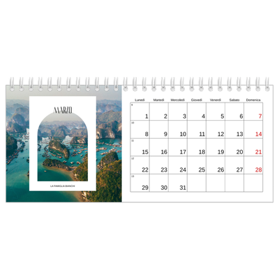 Calendari da tavolo — L'arco aperto [Marzo]