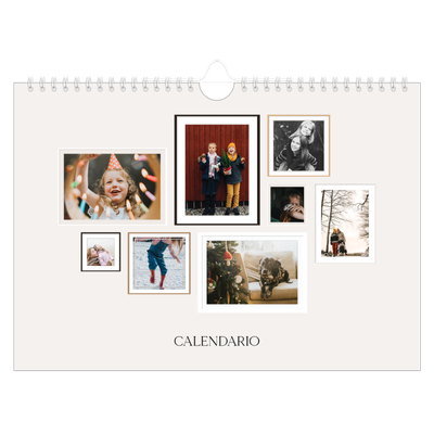 Calendario fotografico A4 — Galleria fotografica a parete [copertina]