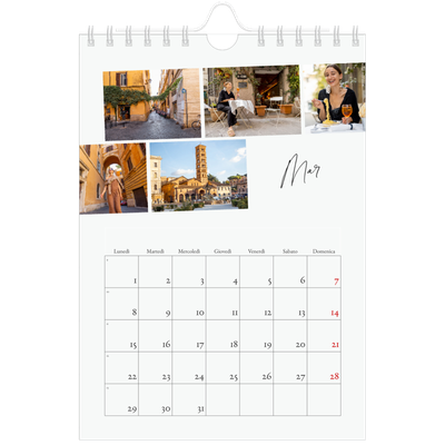 Calendario fotografico A5 — Soggiorno in città [Marzo]