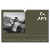 Calendario fotografico A4 — Contemporaneo [Aprile]