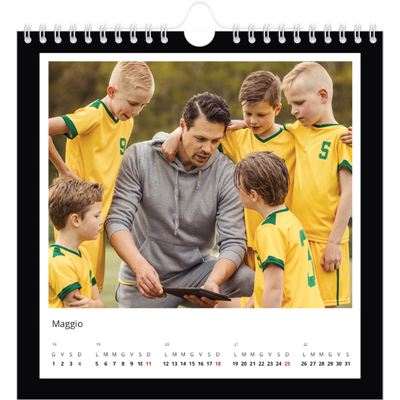 Calendari quadrati — Cornice monocromatica [copertina]