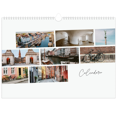 Calendario A3 orizzontale  — Soggiorno in città [copertina]
