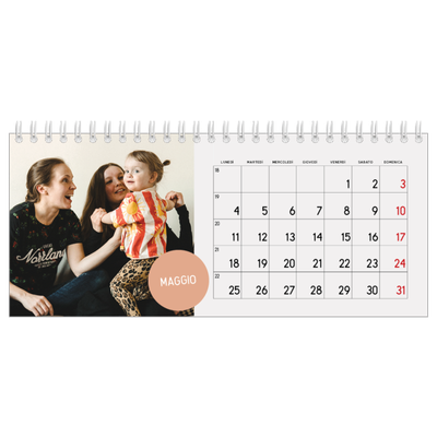 Calendari da tavolo — Adesivo fotografico [copertina]