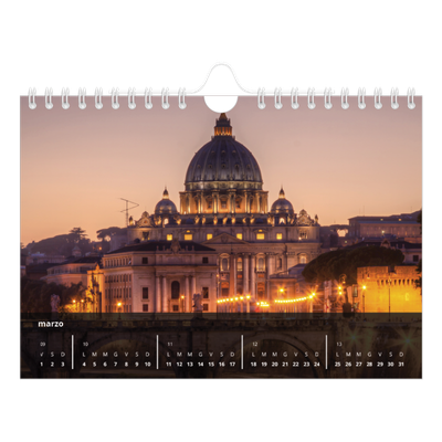 Calendario fotografico A5 — Complementi [Marzo]