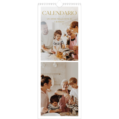 Calendario da cucina  — Testo in grande d'oro [copertina]