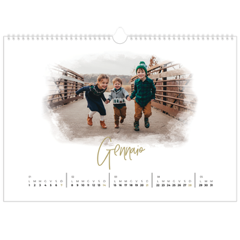 Calendario Fotografico A3 Orizzontale — Effetti fotografici