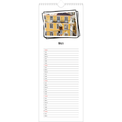 Calendario da cucina  — Istantanee da album [Marzo]