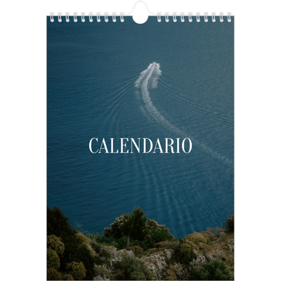Calendario personalizzato A4 — Fuga infinita [copertina]