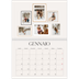 Calendario A4 Doppio — Galleria fotografica a parete [Gennaio]