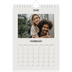 Calendario fotografico A5 — Avorio semplice [Febbraio]