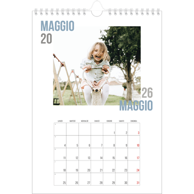 Calendario personalizzato A4 — Tipo di coppia [copertina]