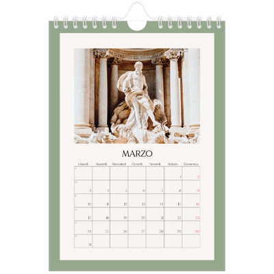 Calendario fotografico A5 — Colori classici [Marzo]