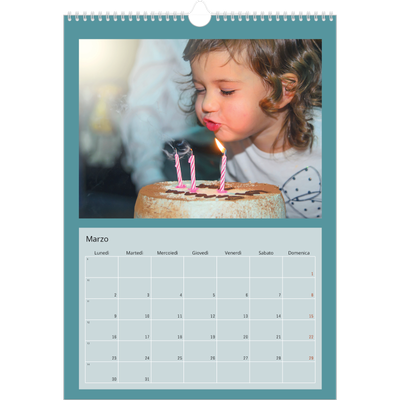 Calendario A3 verticale — Colora il mio mondo [Marzo]