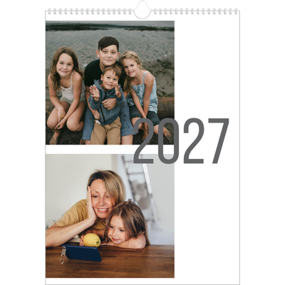 Calendario A3 verticale — Mesi numerati [copertina]