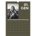 Calendario A3 verticale — Contemporaneo [Gennaio]