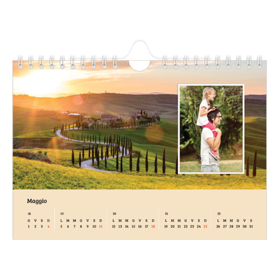 Calendario fotografico A5 — Quattro stagioni [copertina]