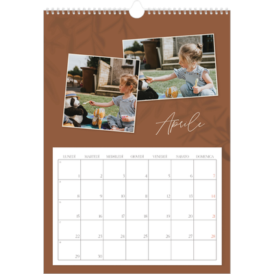 Calendario A3 verticale — Con i piedi per terra [Aprile]