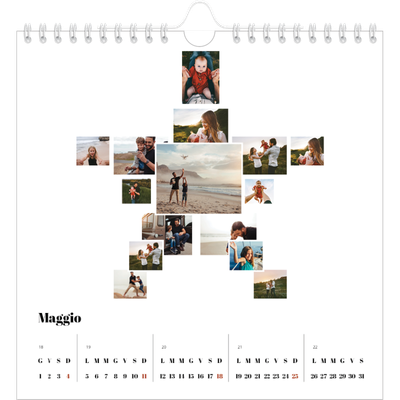 Calendari quadrati — Forme di collage [copertina]