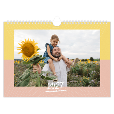 Calendario fotografico A4 — Colore e motivo [copertina]