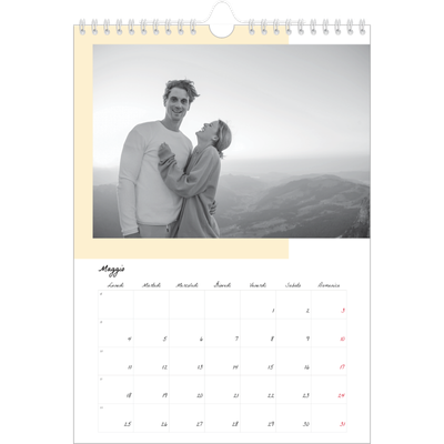 Calendario personalizzato A4 — Schermate a colori [copertina]
