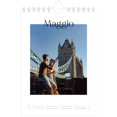 Calendario fotografico A5 — Il mio diario di viaggio [Maggio]