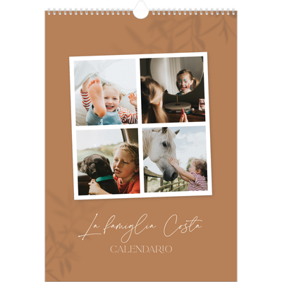 Calendario A3 verticale — Con i piedi per terra [copertina]