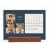 Calendario con supporto in legno orizzontale  — Ardesia e grazie [Aprile]