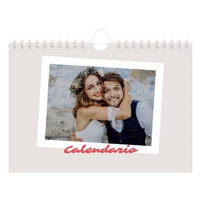 Calendario fotografico A5 — Firmato in cremisi [copertina]