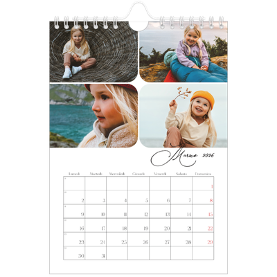 Calendario fotografico A5 — Istantanee e scrittura [Marzo]