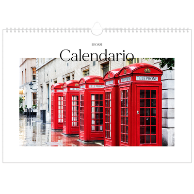 Calendario A3 orizzontale  — Il mio diario di viaggio [copertina]