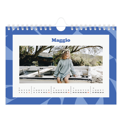 Calendario fotografico A5 — Giocando con i motivi [copertina]