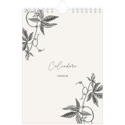 Calendario fotografico A5 — Inchiostro e edera [copertina]