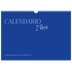 Calendario A3 orizzontale  — Classico cobalto [copertina]