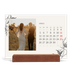 Calendario con supporto in legno orizzontale  — Inchiostro e edera [Aprile]