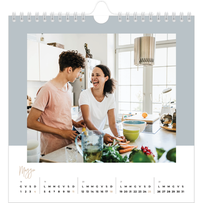 Calendari quadrati — Cornici terrose [copertina]