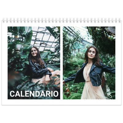 Calendario A4 Doppio — Mese in grande [copertina]