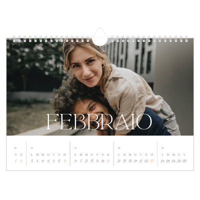 Calendario fotografico A4 — Più grande della vita [Febbraio]