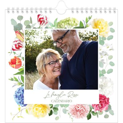 Calendari quadrati — Fiori tradizionali [copertina]