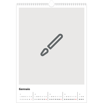 Calendario personalizzato A3 — Disegna il tuo prodotto