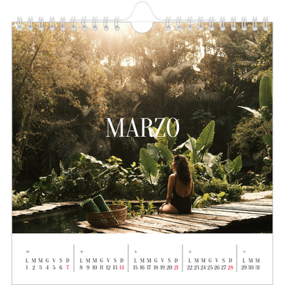 Calendari quadrati — Fuga infinita [Marzo]